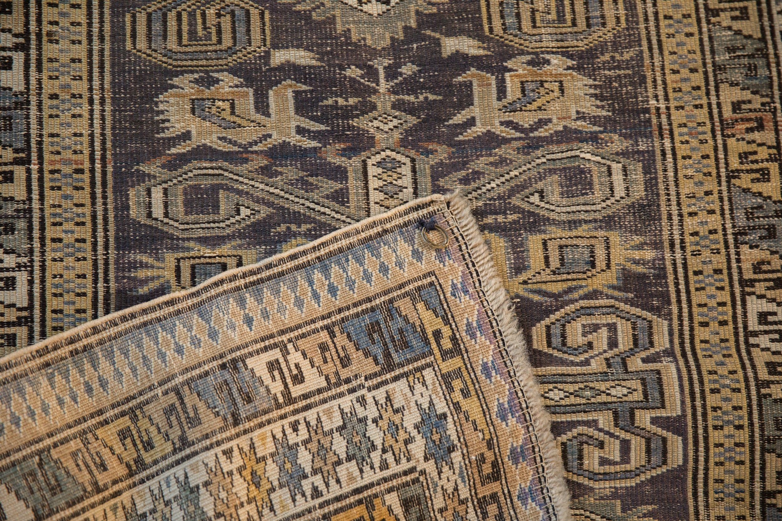 3x4 Vintage Shirvan Square Rug
