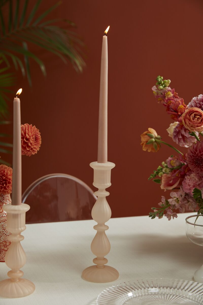 Lesli Sculptural Candlestick Holders — Set of 2