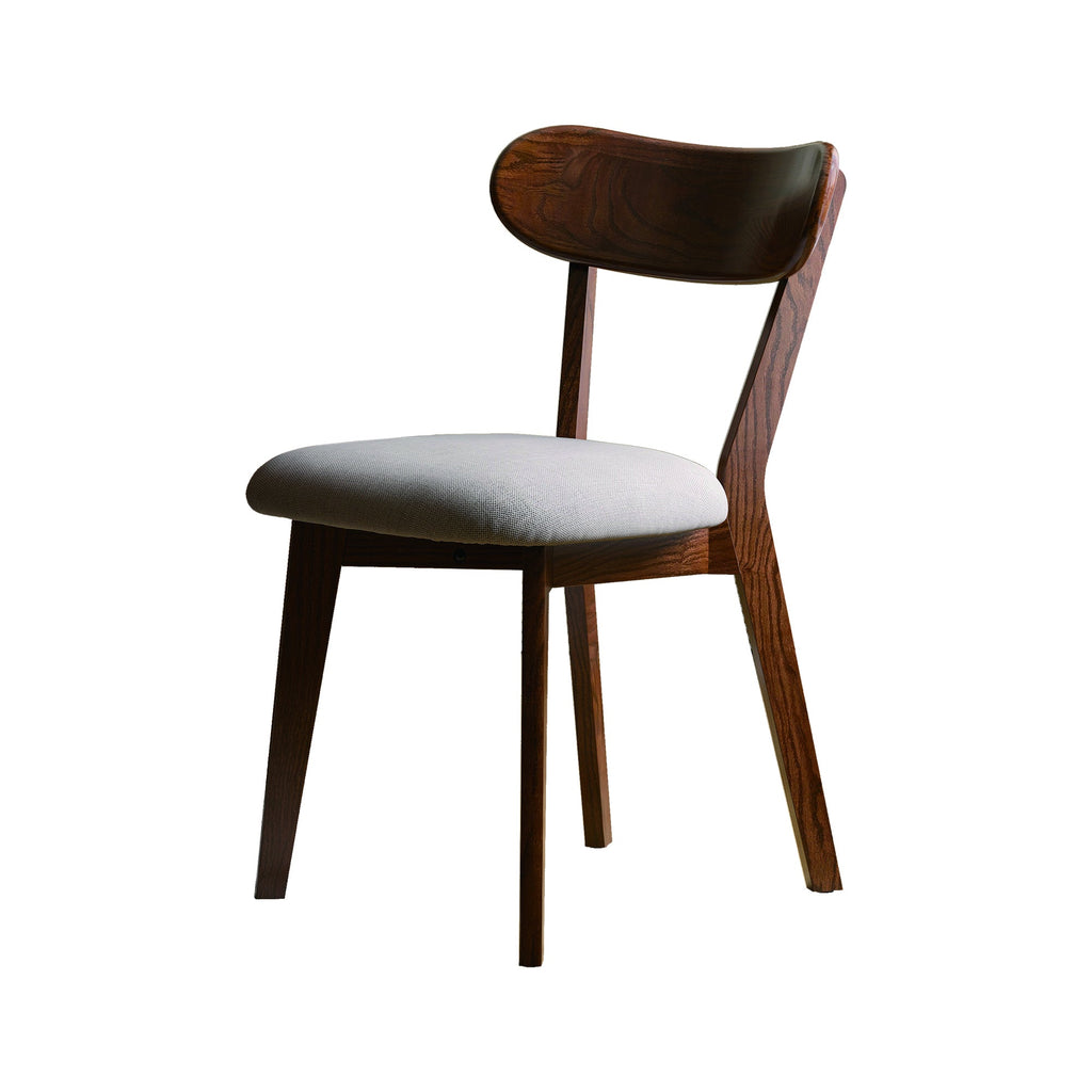 Walnut Color Dining Chair Wooden FAS Grade Oak Natural Wood Made in North America 100% Dirt-free Wood Chair Solid Chair Table Chair Wooden Living Room Chair Simple And Natural 47.5 * 55.5 * 78cm