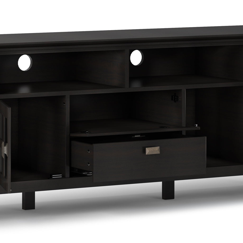Artisan - 72' TV Media Stand - Hickory Brown