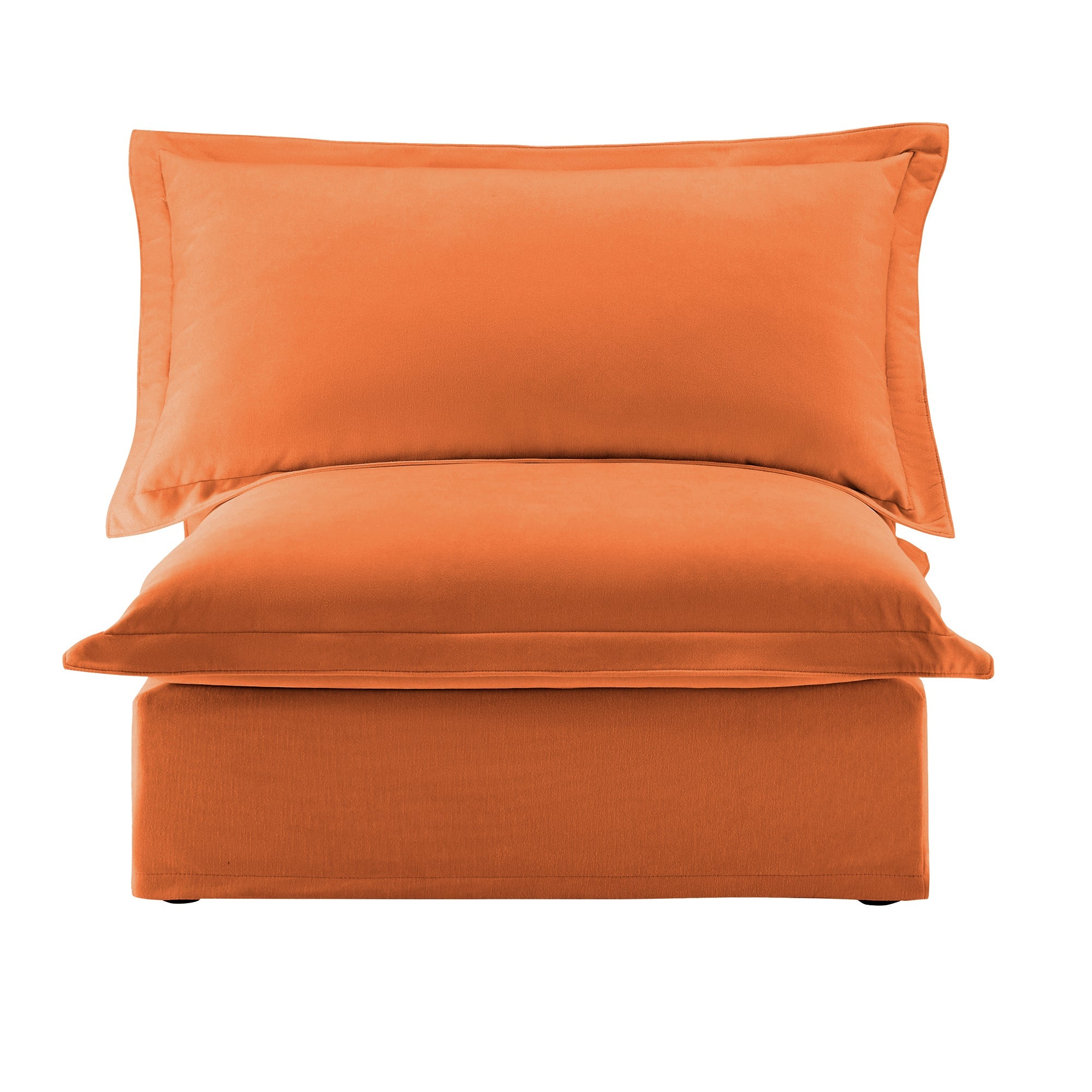Koala Armless Sofa - Orange