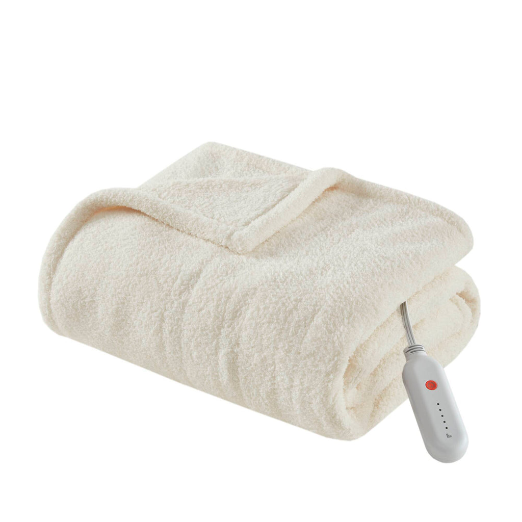 1 PCS 50x60' Dream Soft Heated Throw Ivory