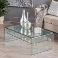 COFFEE TABLE 12MM TEMPERED BENT GLASS ,8MM SHELF GLASS