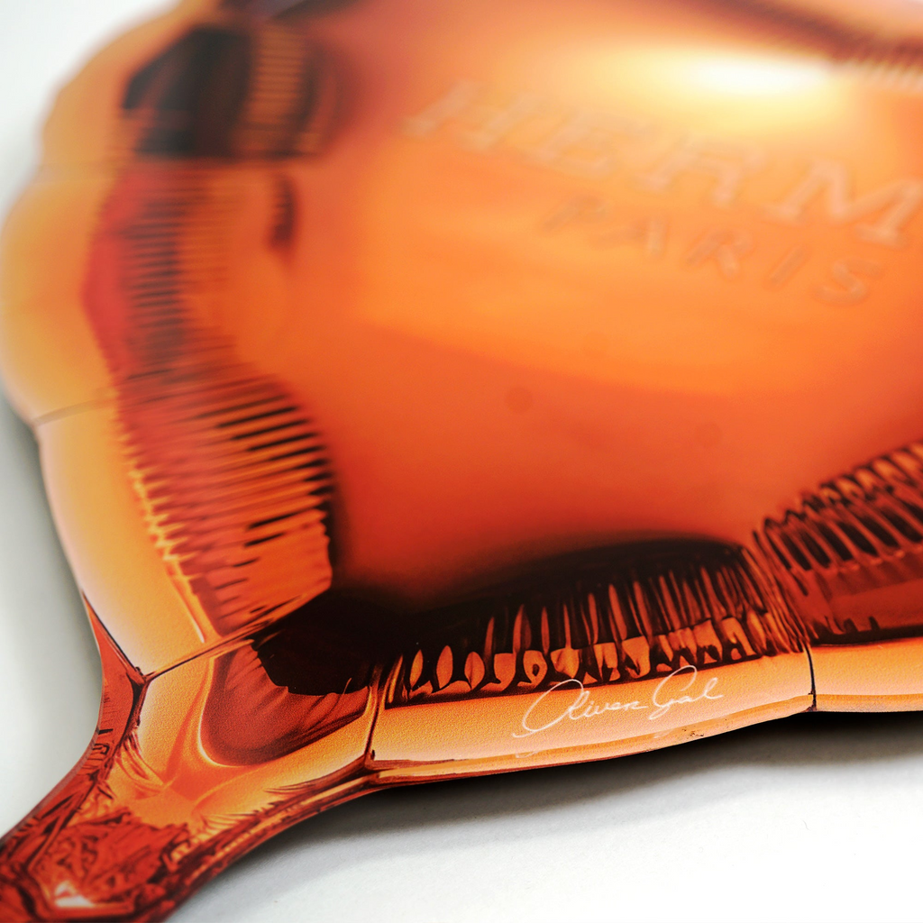 Designer-Inspired Luxe Acrylic Balloon Wall Art with Ribbon