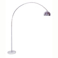 85' Tall Metal Floor Lamp with White Marble Base, Arch design