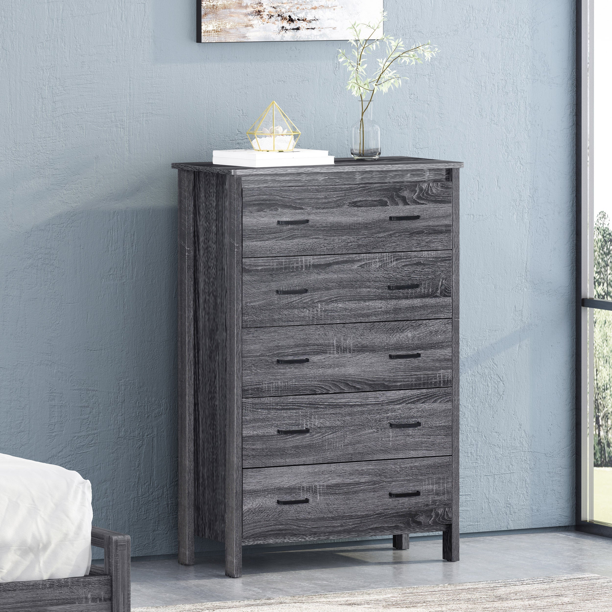 Toolless Assembly 5 Drawes Chest