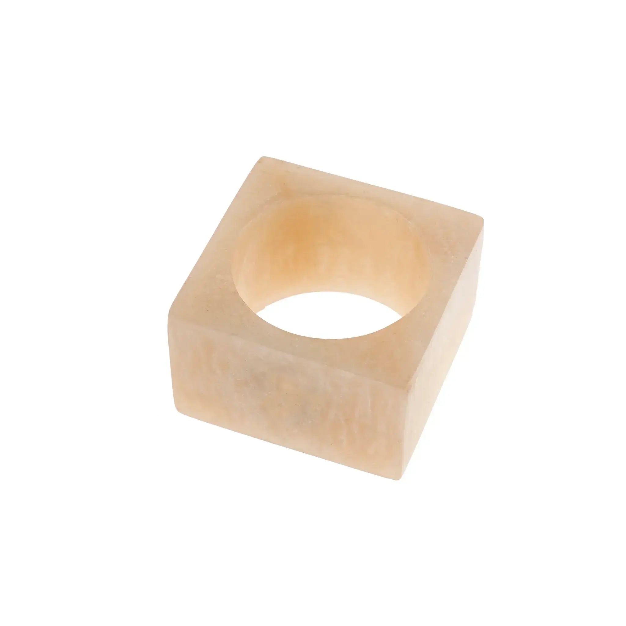Resin Napkin Ring Silver set of 5