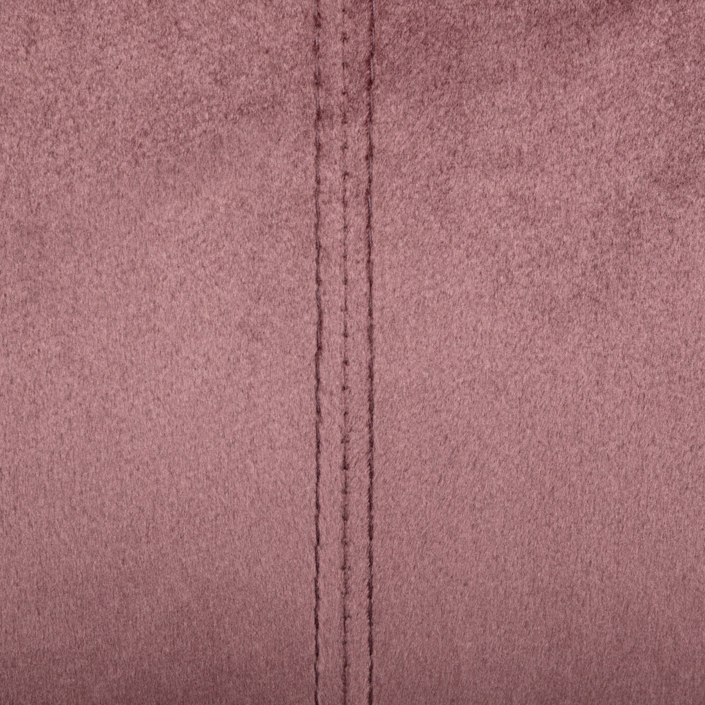 Modern Glam Velvet 3 Seater Sofa with Curvaceous Shell Design in Blush