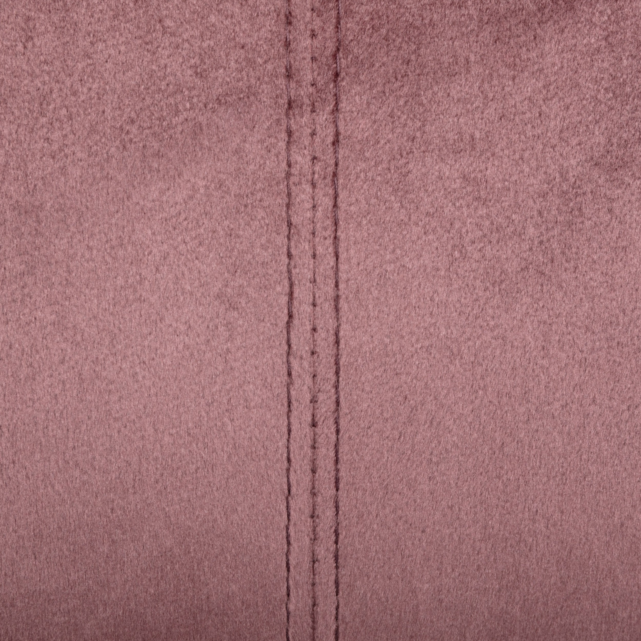 Modern Glam Velvet 3 Seater Sofa with Curvaceous Shell Design in Blush