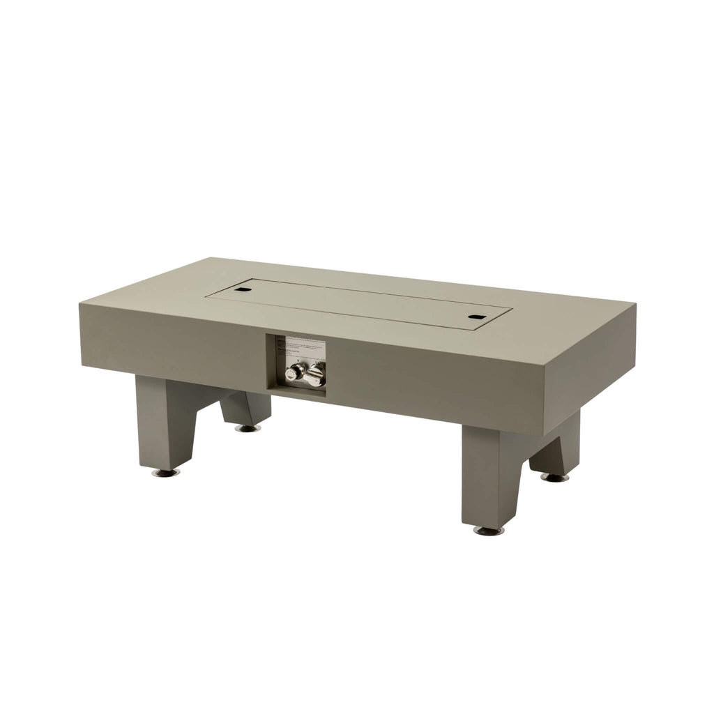 42" 50K BTU Iron Liquid Propane Fire Pit Table With Glass Stones (SAK63845)