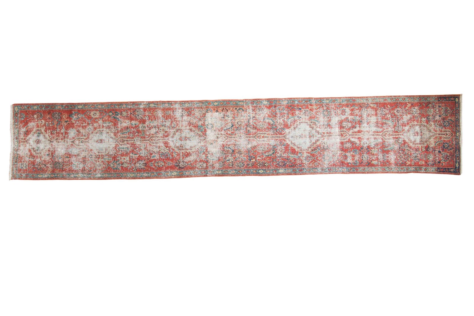 2x13.5 Antique Heriz Rug Runner