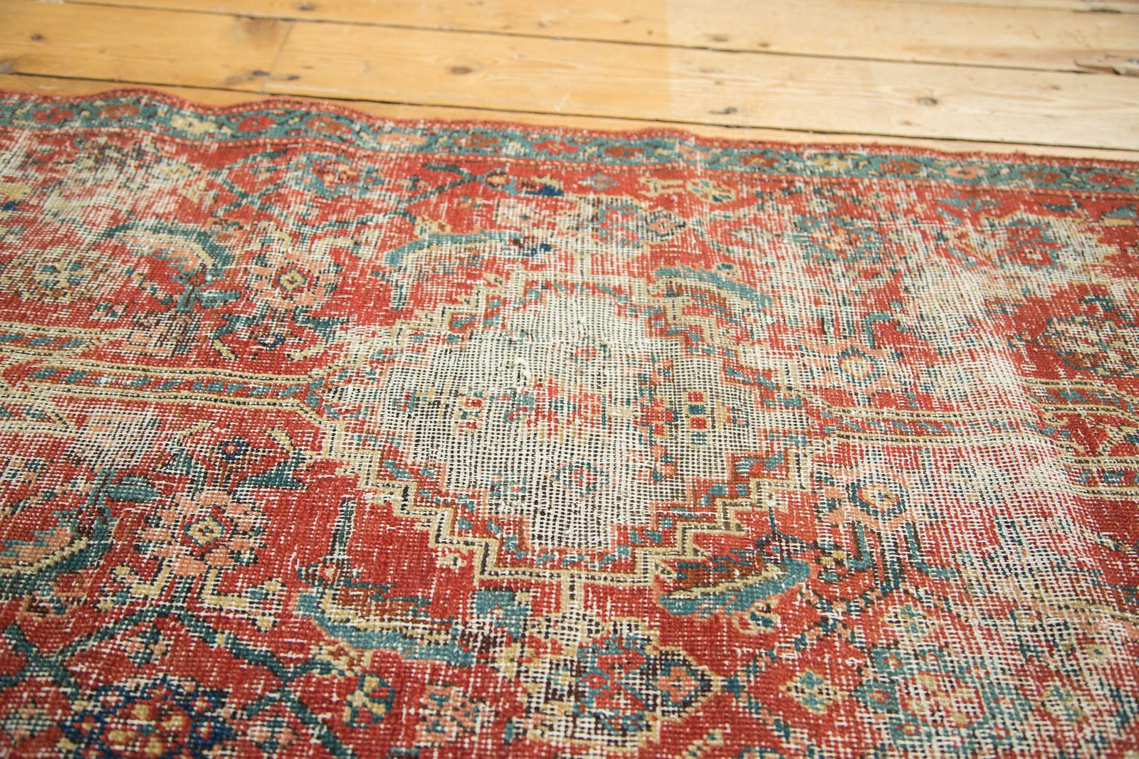2x13.5 Antique Heriz Rug Runner