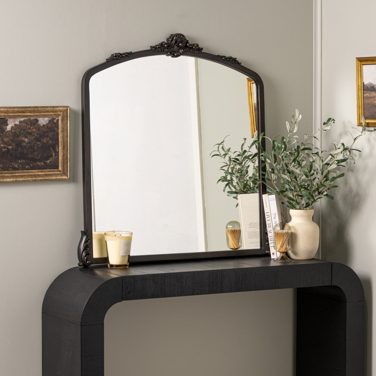 Ella Mantle Ornate Mirror