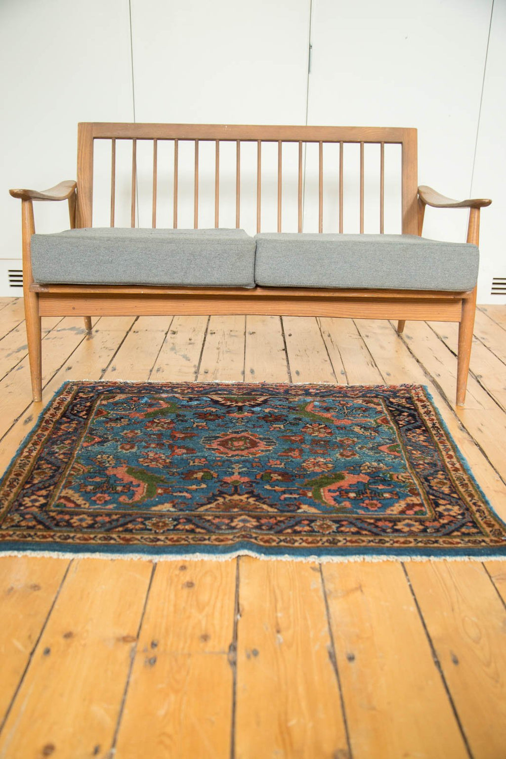 3x3.5 Vintage Fine Engelas Square Rug