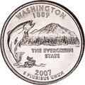 2007-D Washington Statehood Quarter MS60