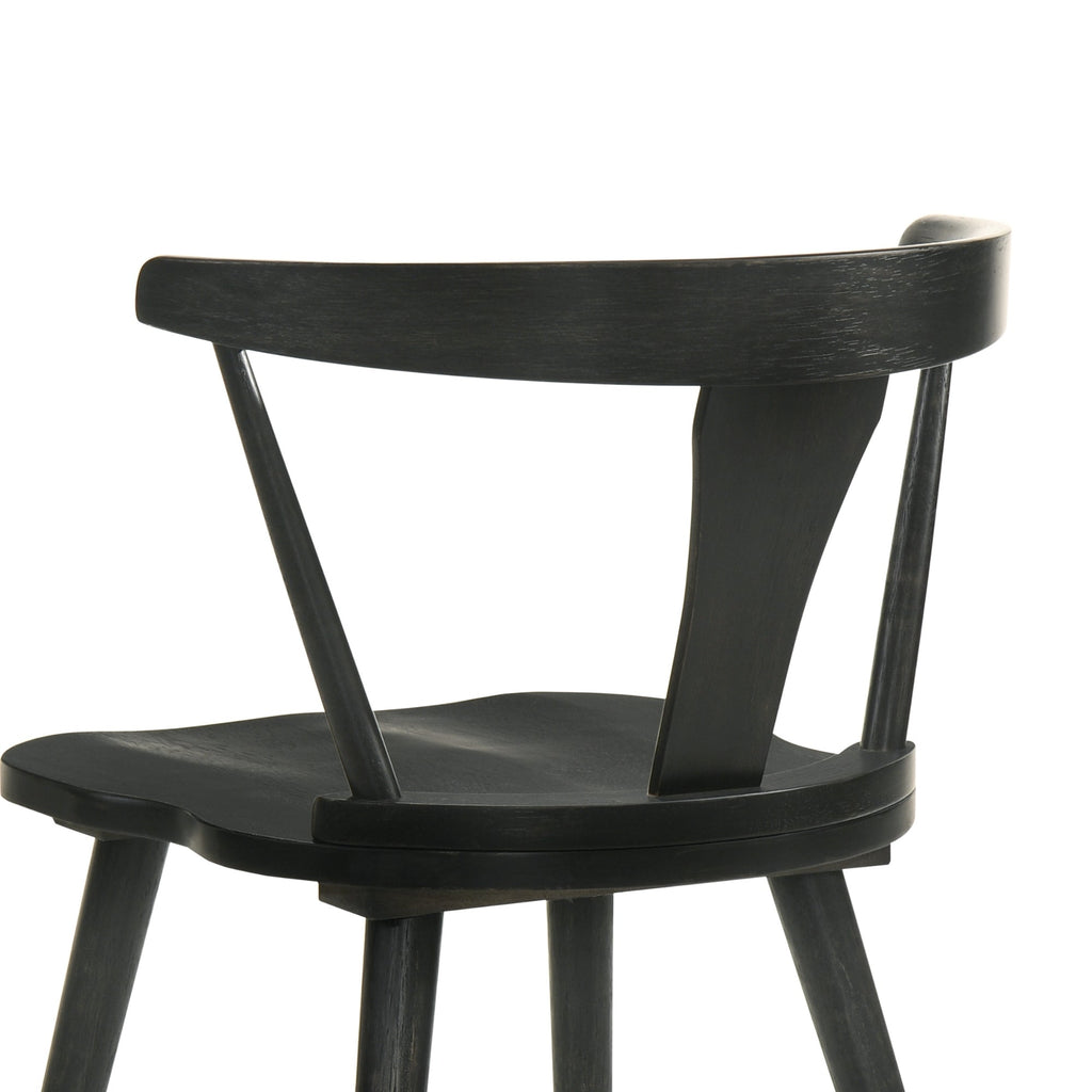 [Set of 2] Rustic Farmhouse Dining Chairs, Solid Wood Side Chairs with Easy Assembly