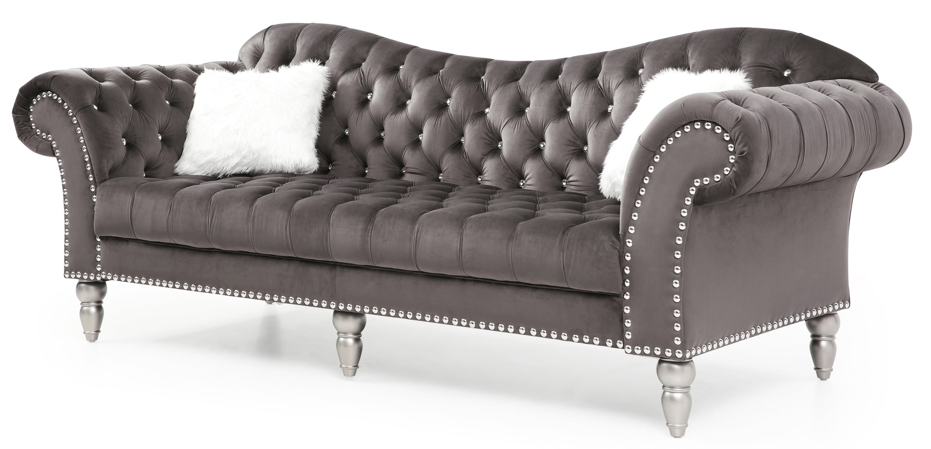 Wilshire G0951A-S Sofa , DARK GRAY
