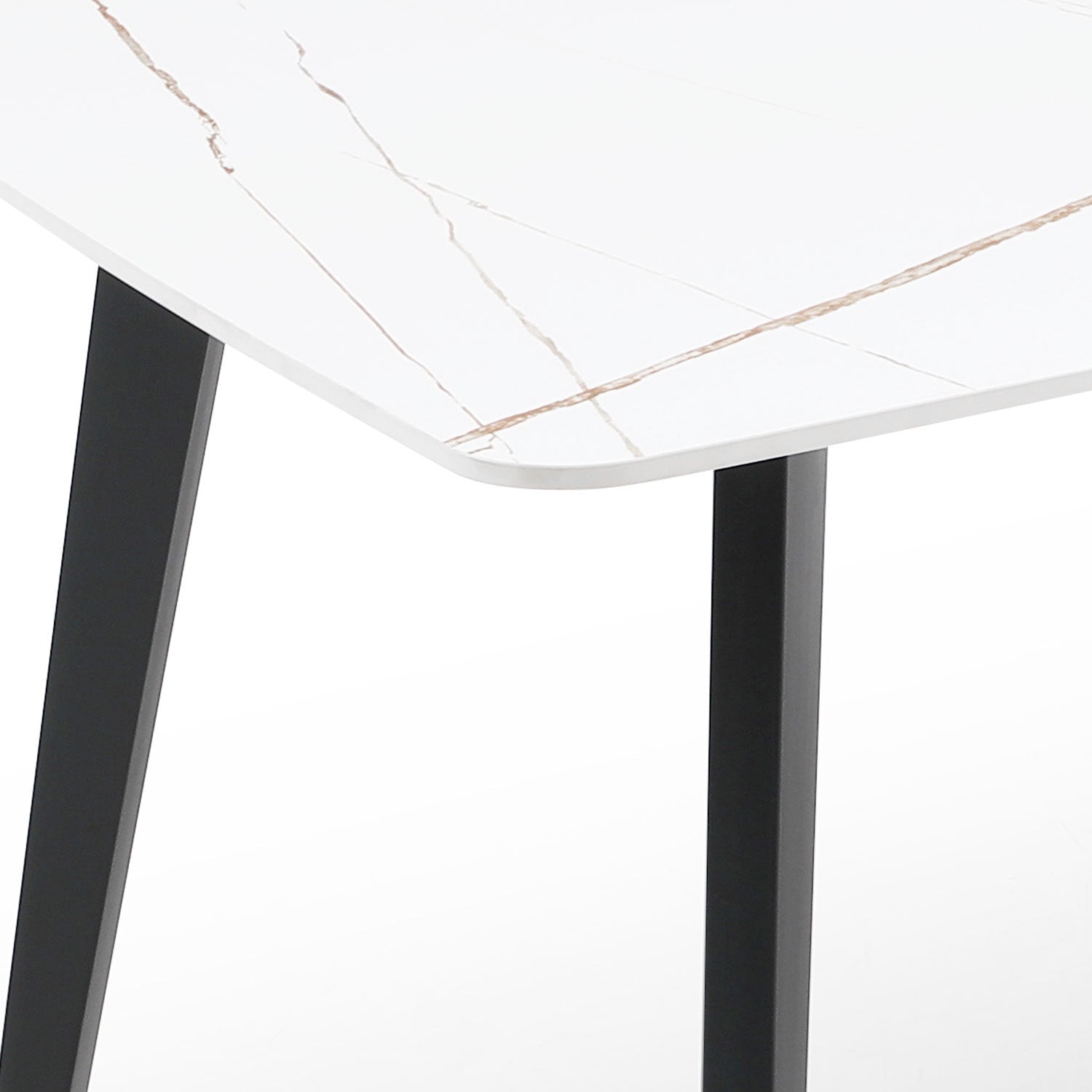 J3710 Porcelain Dining Table White 70'