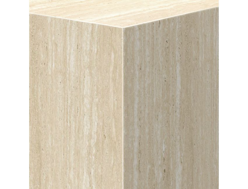 Milano Accent Table in Travertine