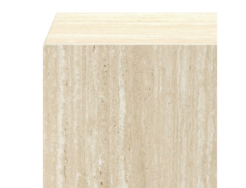 Milano Accent Table in Travertine