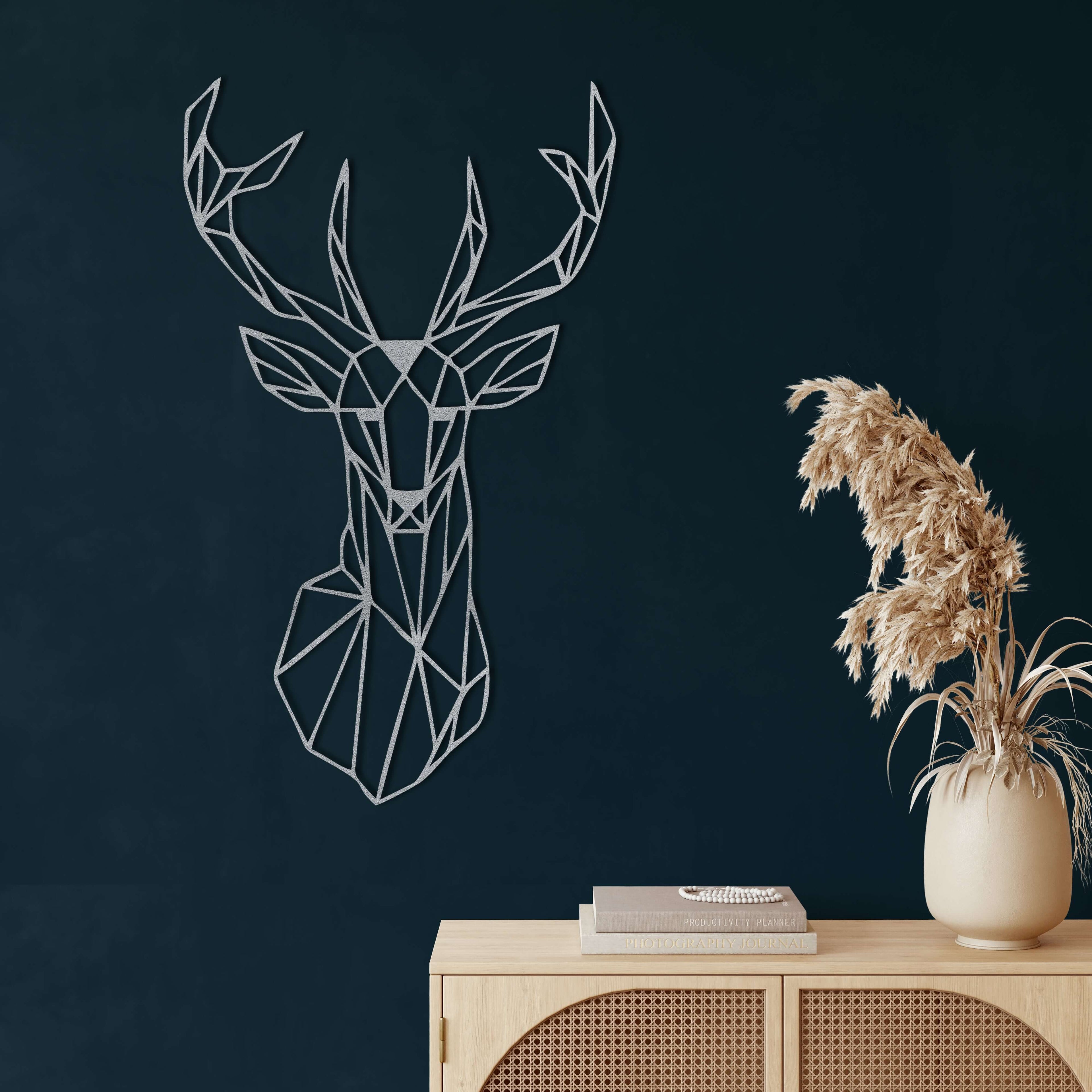 Geometric Deer Head