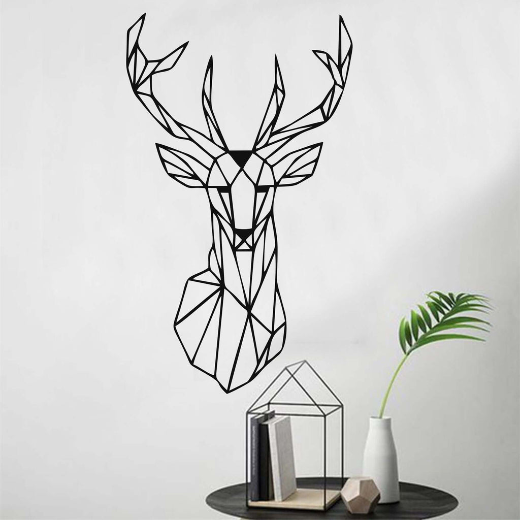 Geometric Deer Head