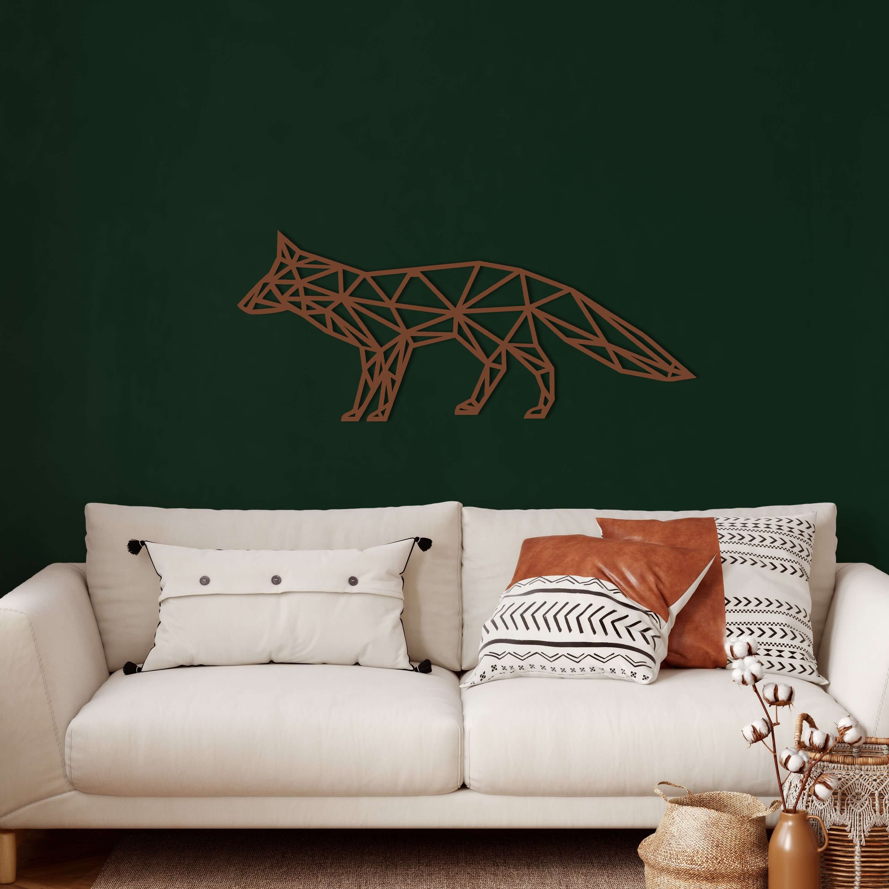 Fox Metal Wall Art