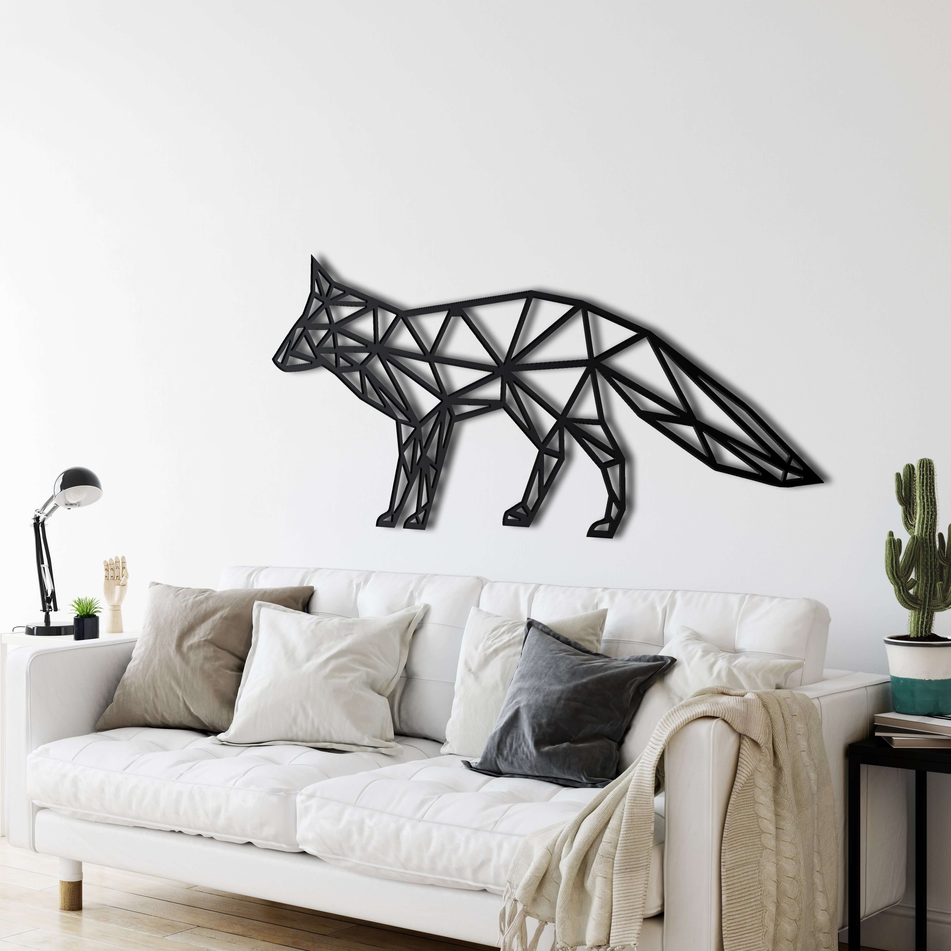 Fox Metal Wall Art