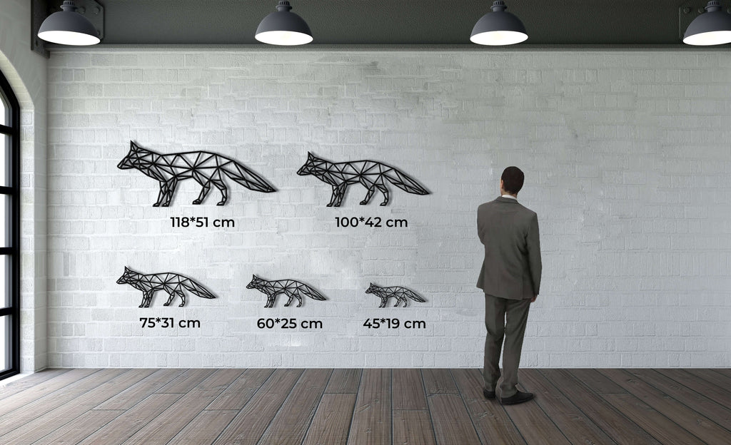 Fox Metal Wall Art