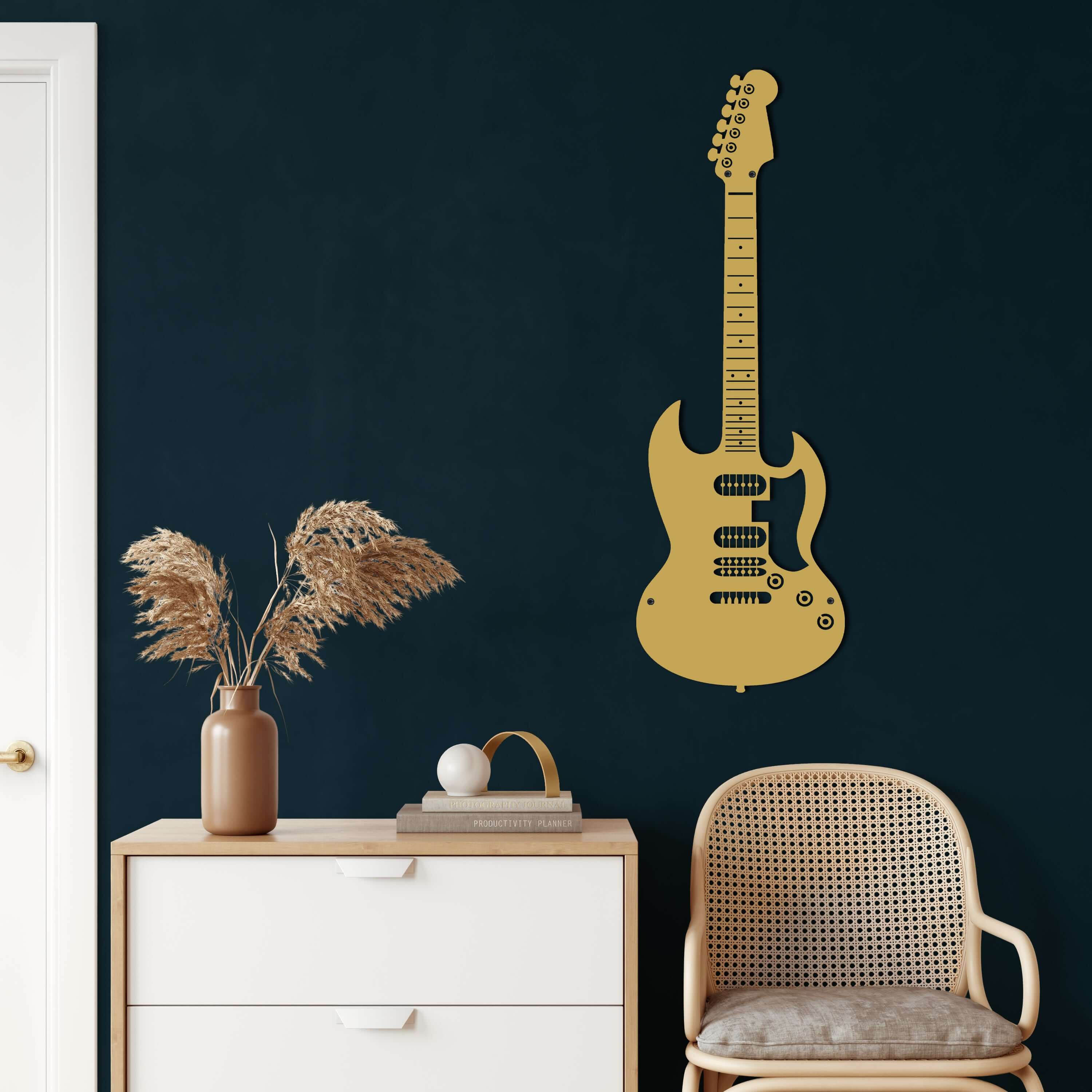 Guitar Metal Wall Art