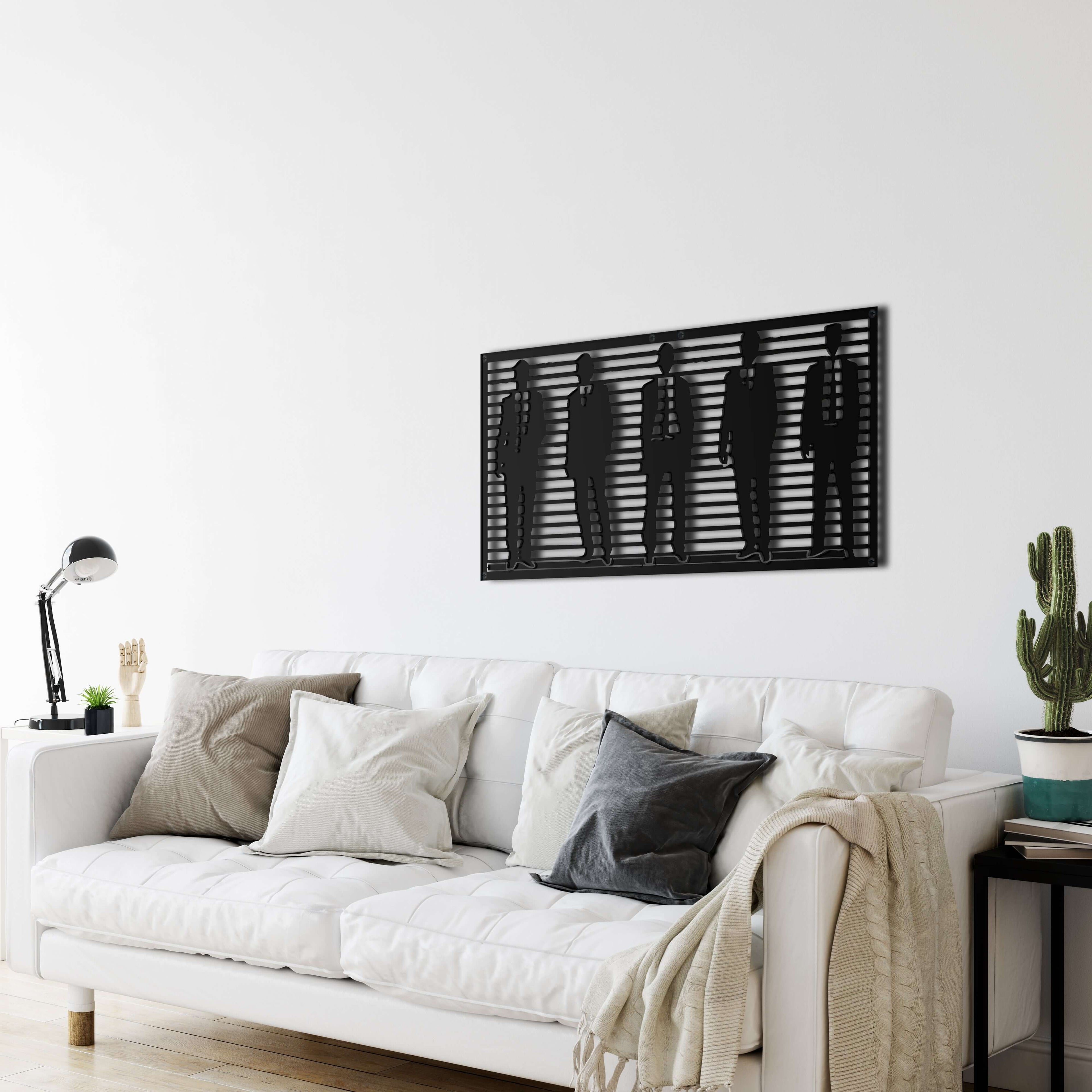 Men Fashion Metal Wall Art