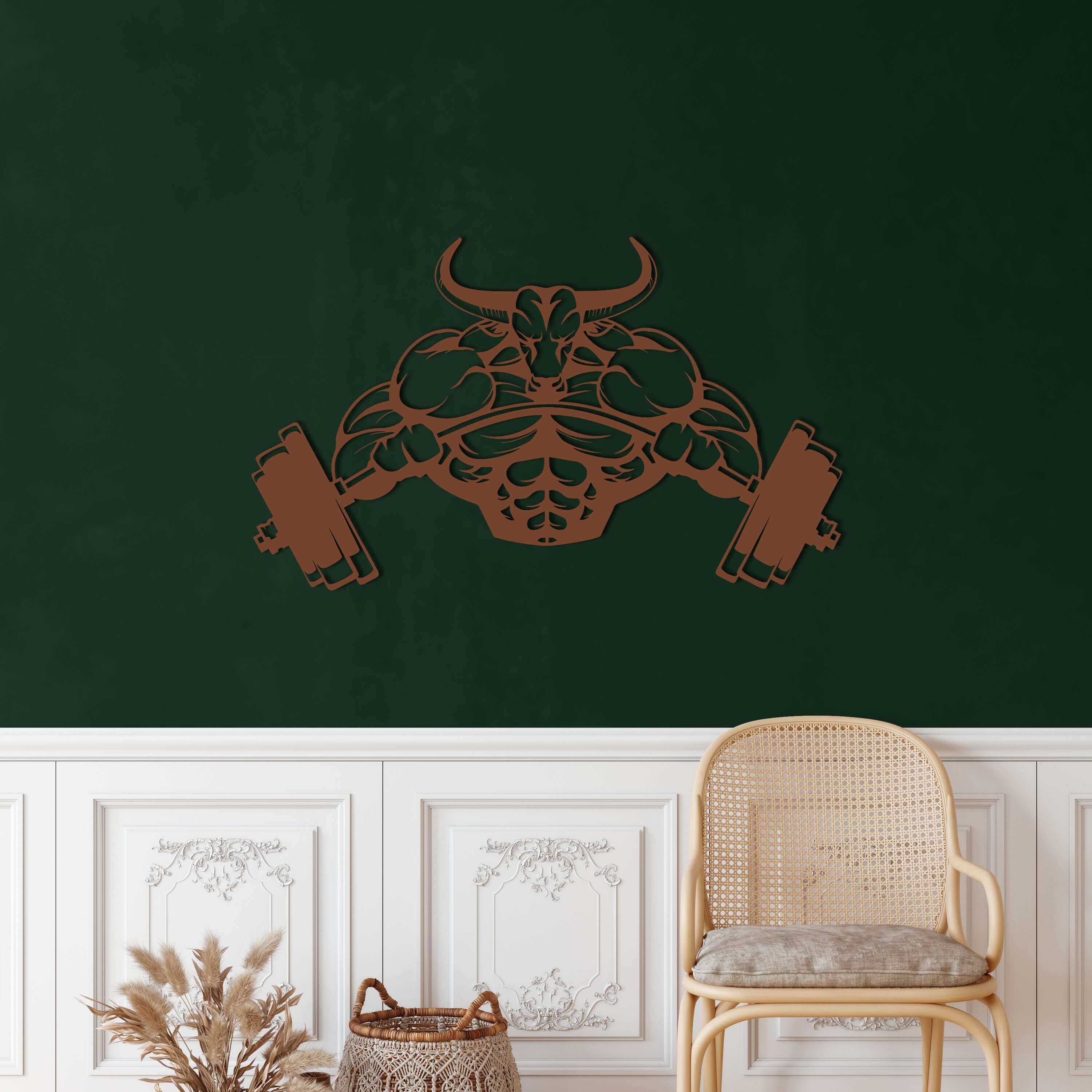 Bull Metal Wall Art