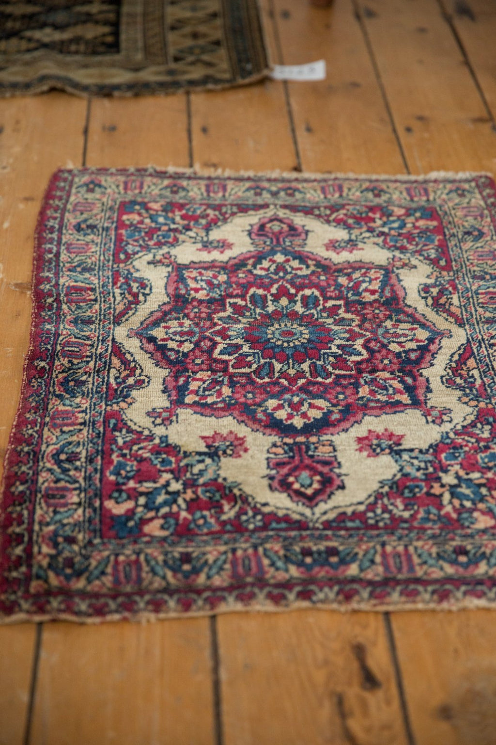 2x2.5 Antique Kermanshah Square Rug Mat