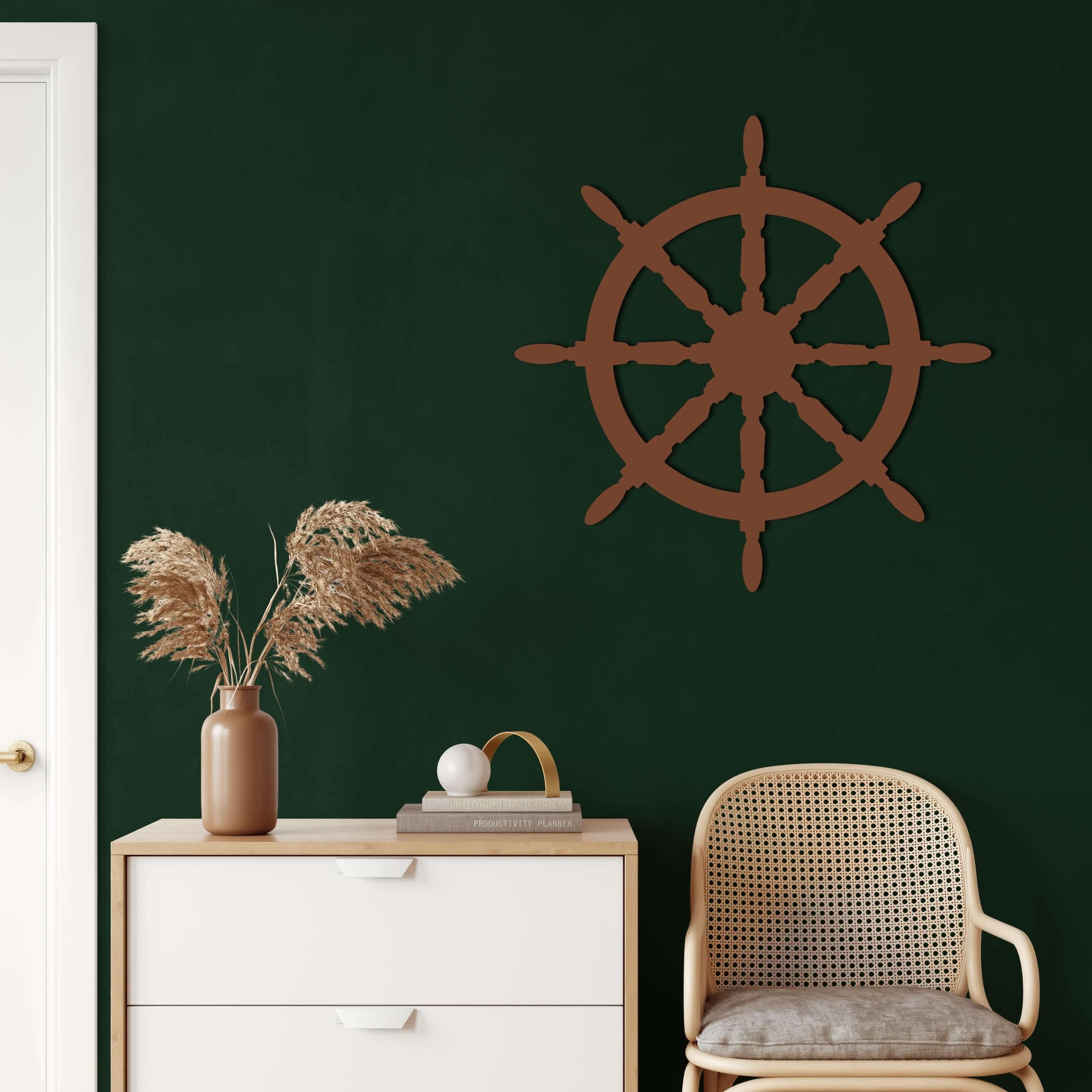 Rudder Metal Wall Art