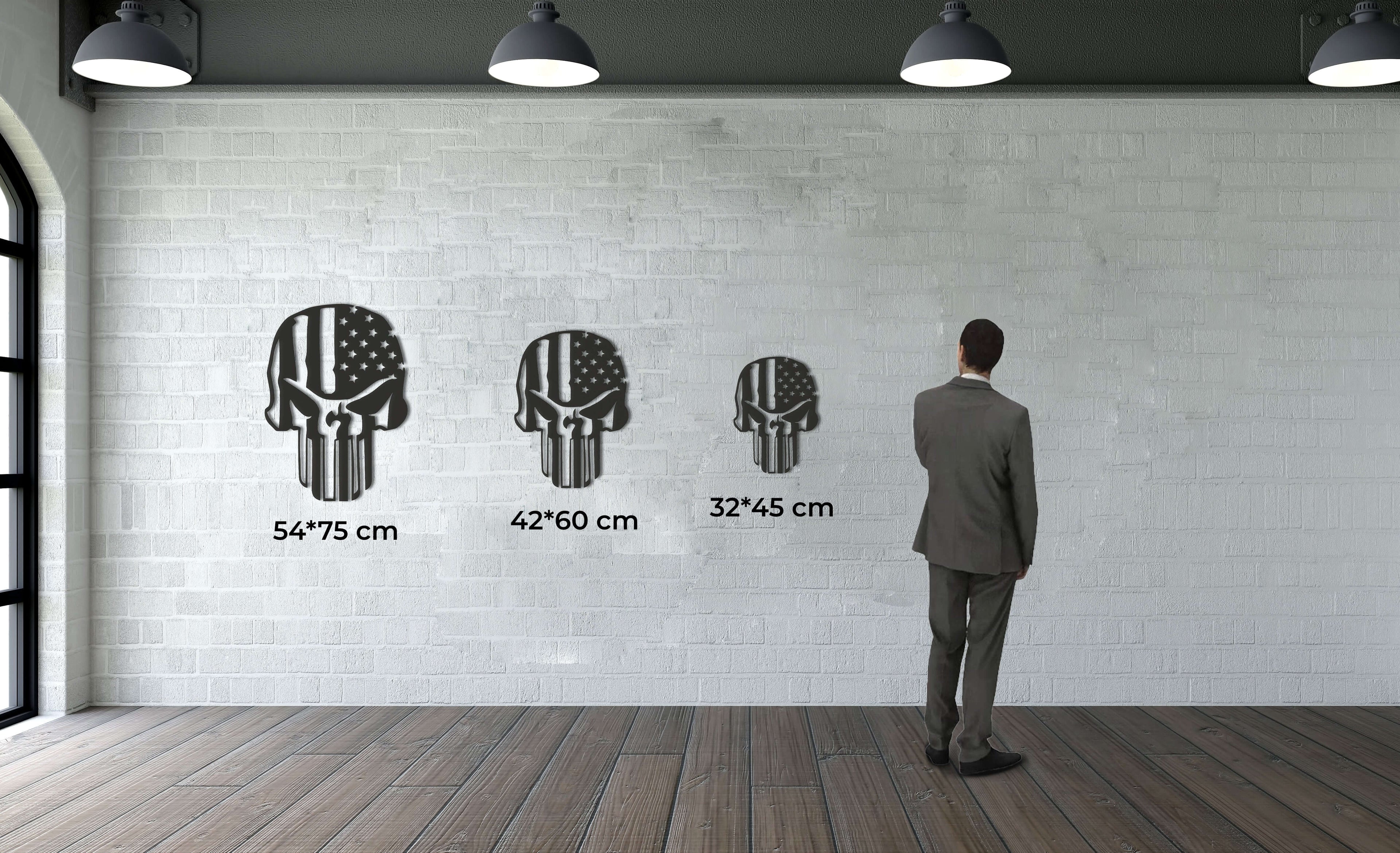 Skull Metal Wall Art