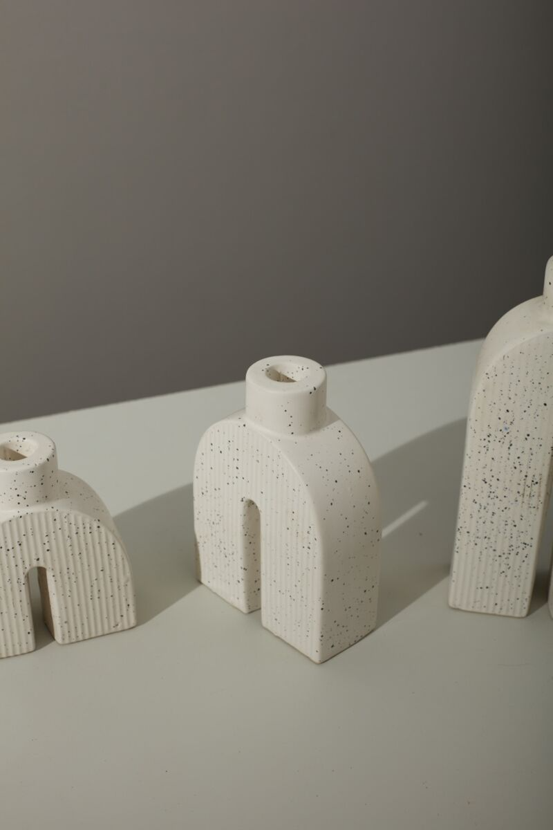 Solenne Arch Candleholder — Set of 2