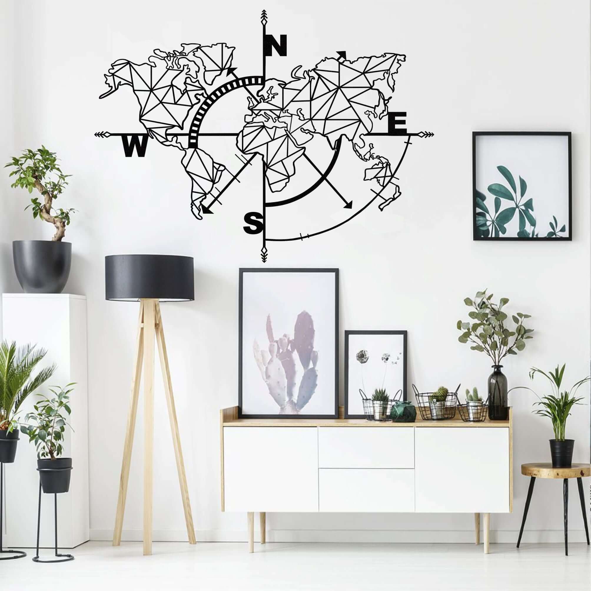 Geometric World Map