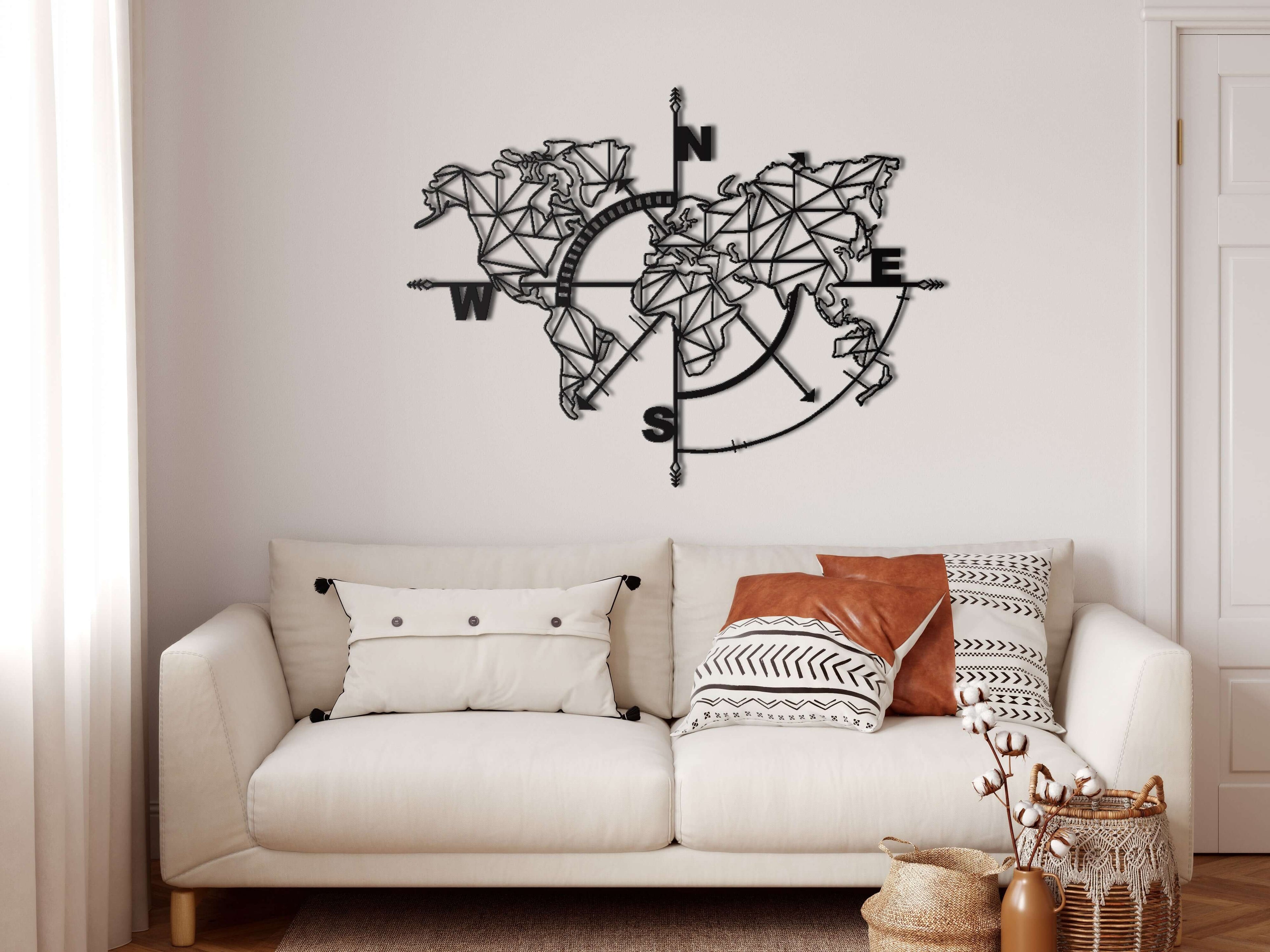 Geometric World Map