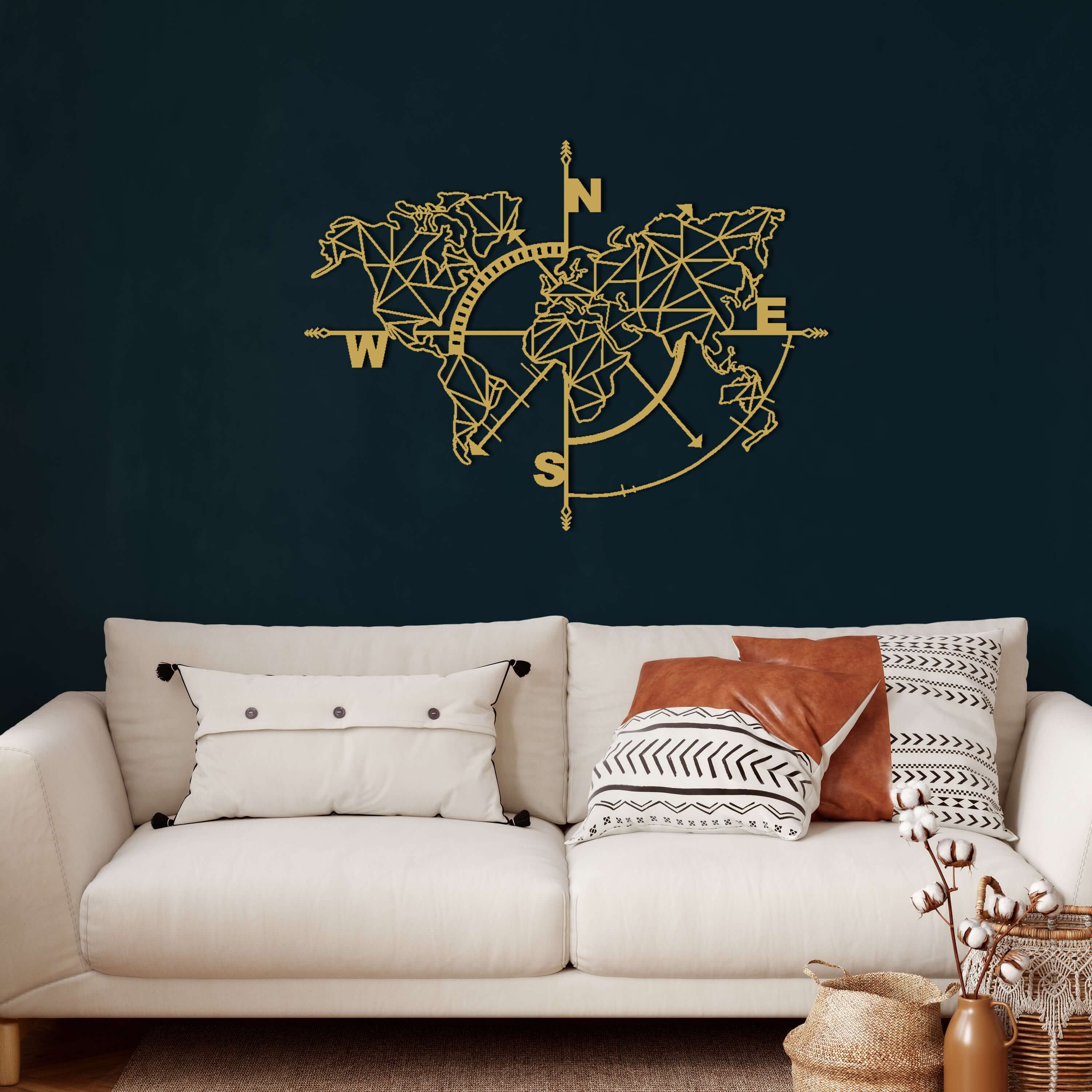 Geometric World Map