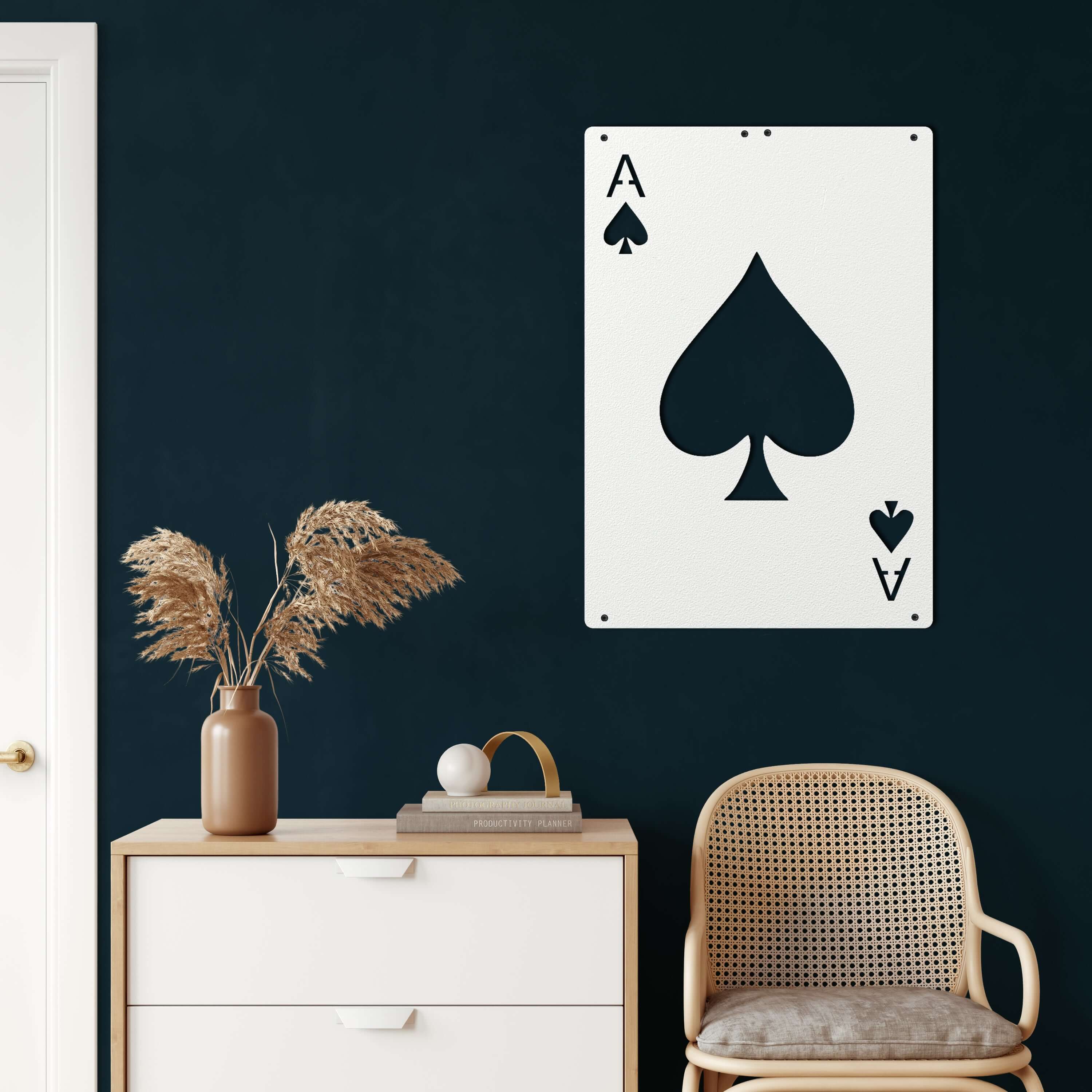 Ace Of Spades Metal Wall Art
