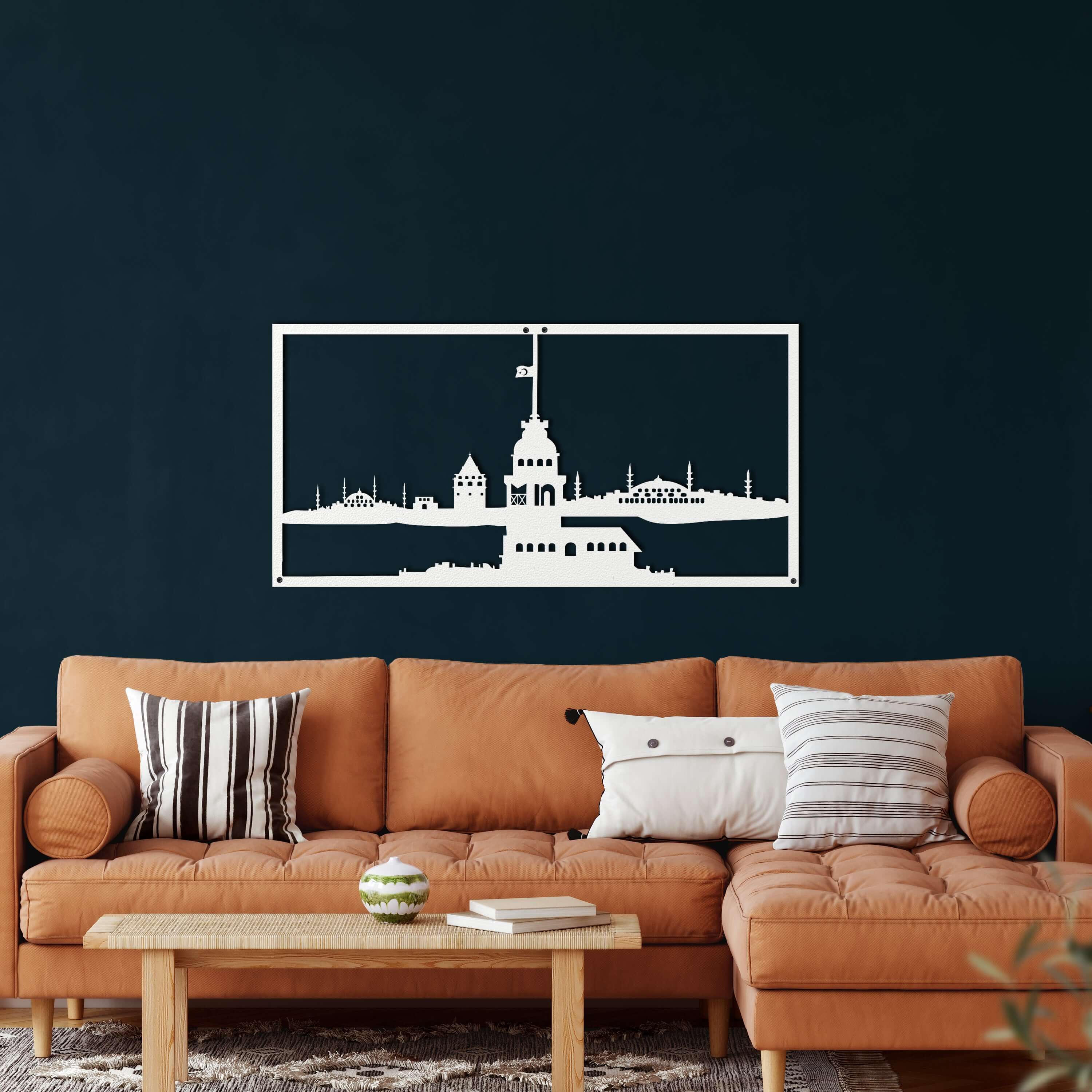 Maiden's Tower Metal Wall Art