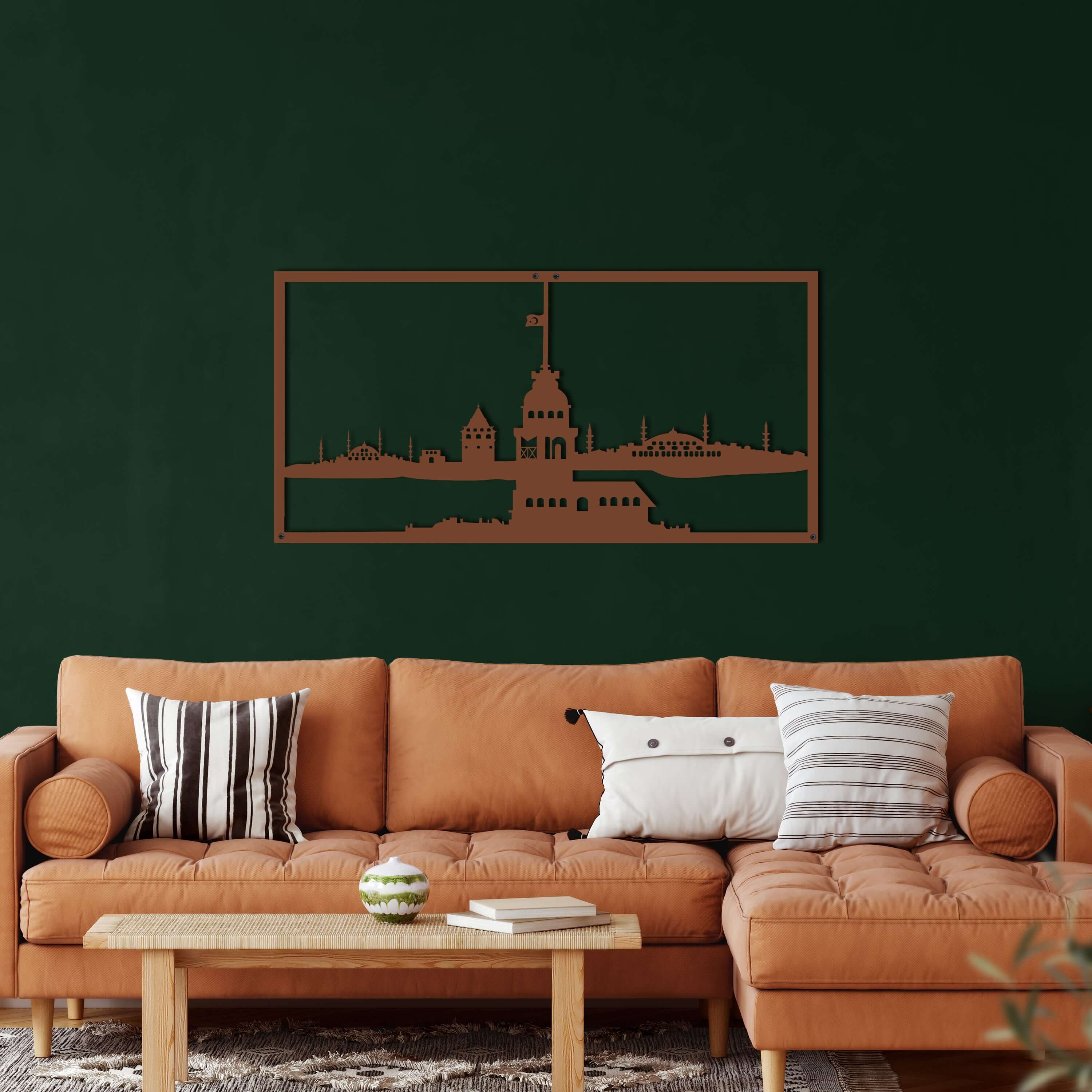 Maiden's Tower Metal Wall Art