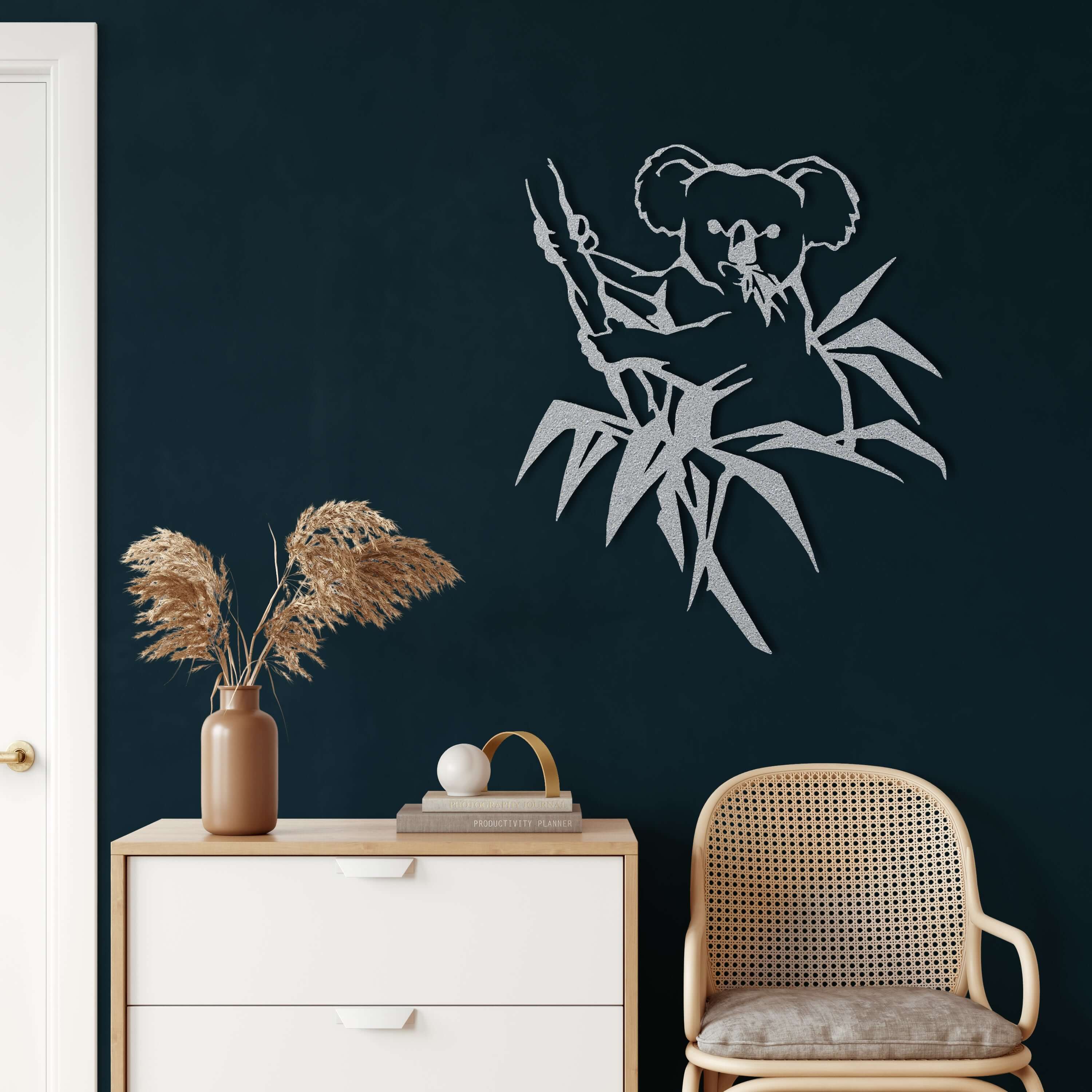 Koala Bear Metal Wall Art