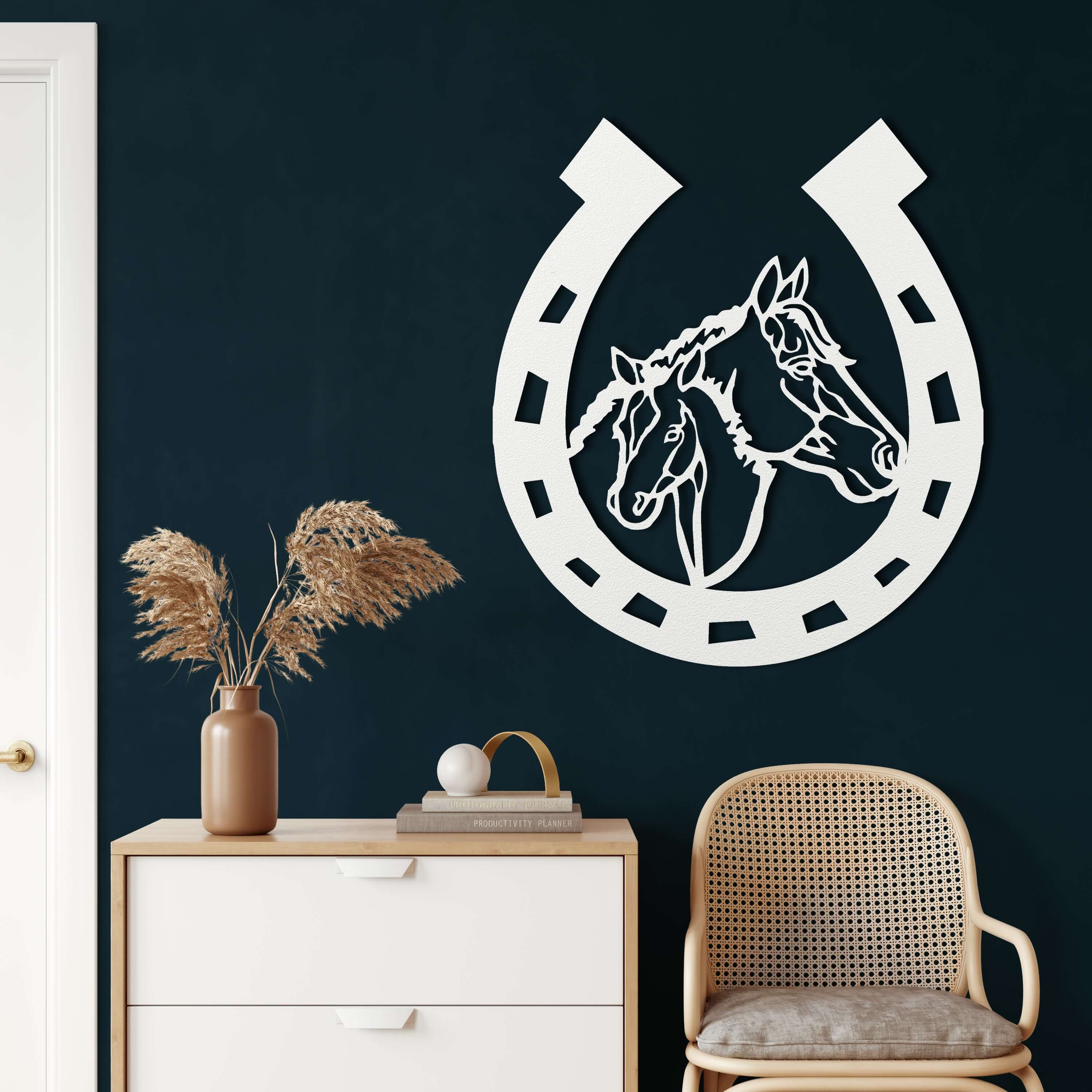 Horseshoe Metal Wall Art