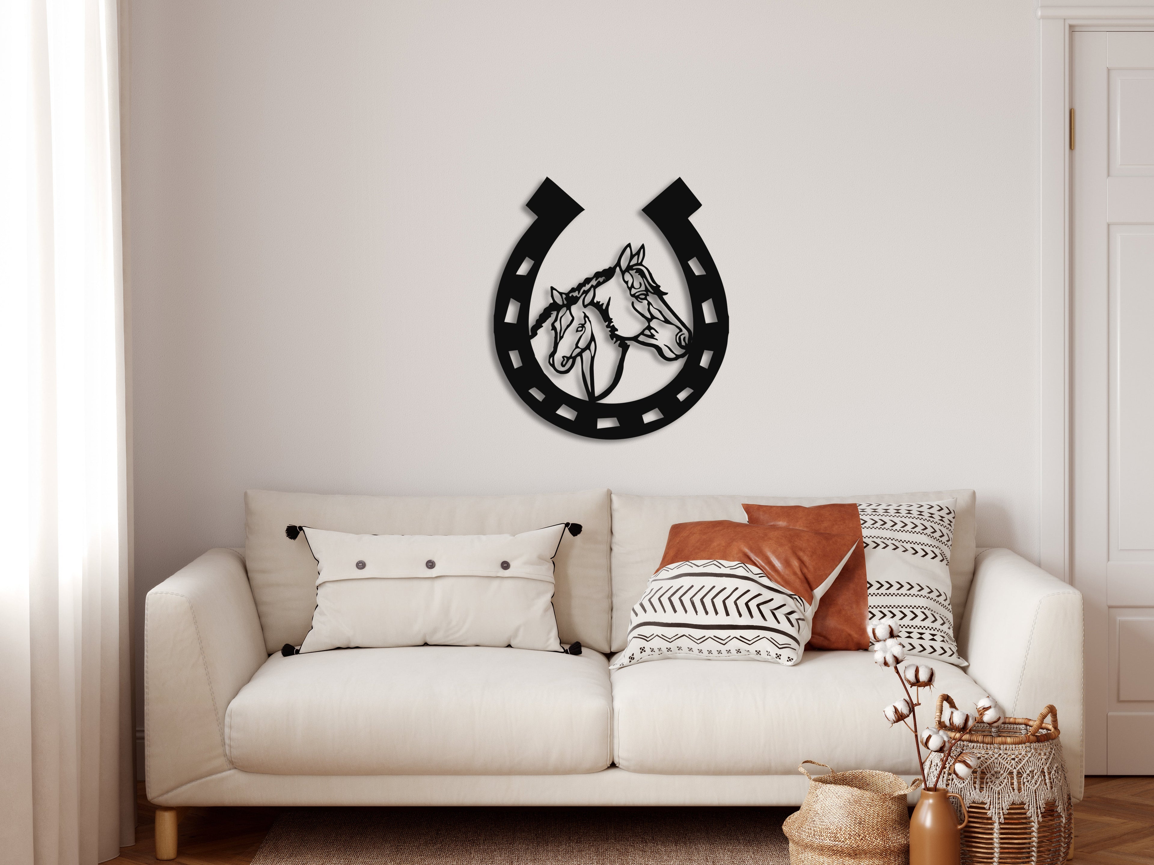 Horseshoe Metal Wall Art