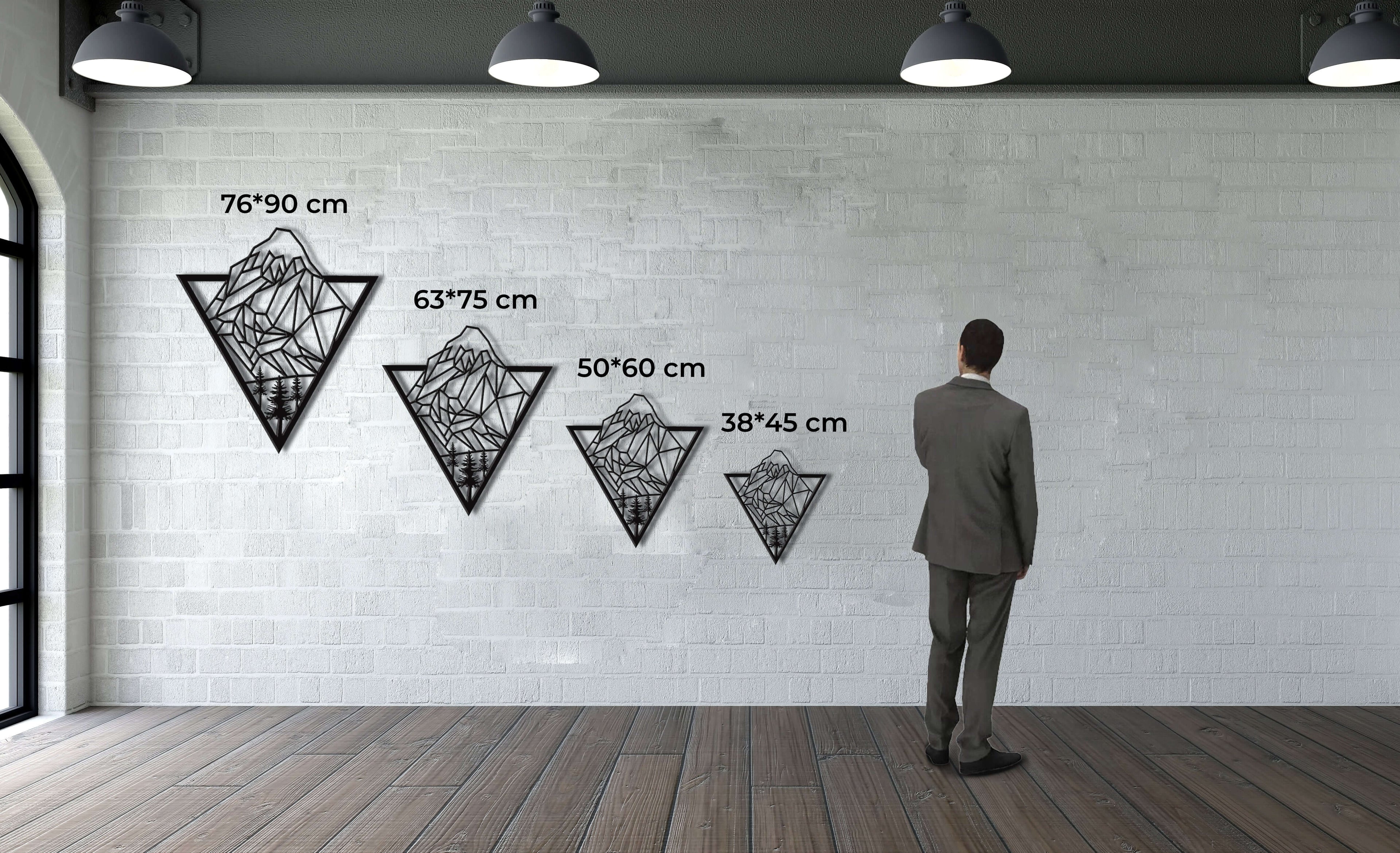 Mountain Metal Wall Art