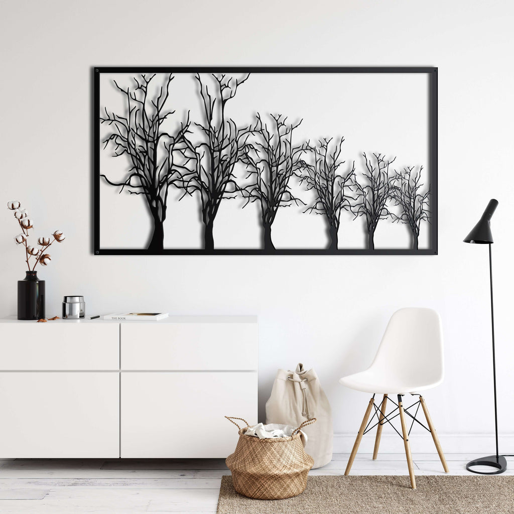 Trees Metal Wall Art