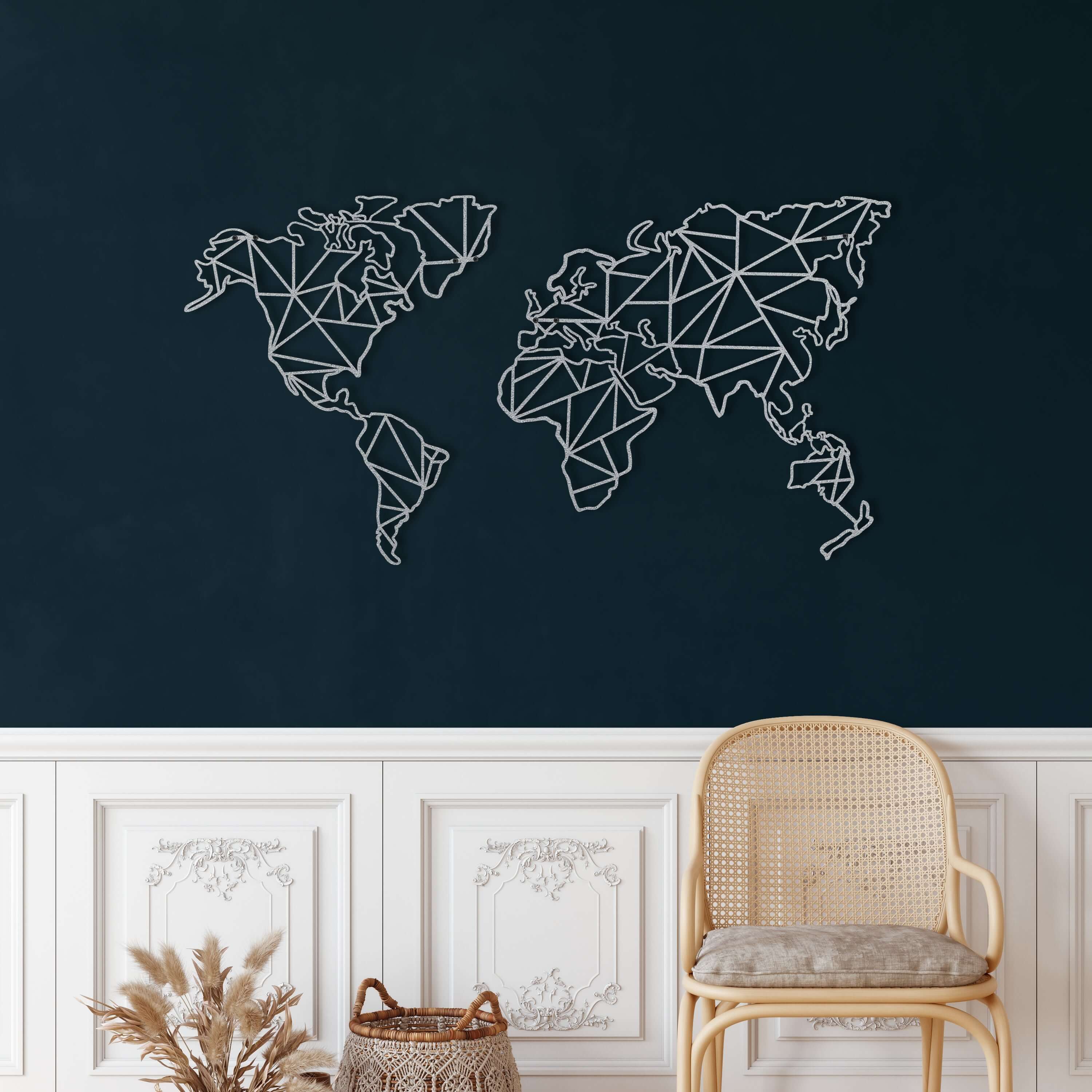 Geometric World Map