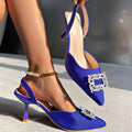 Point Toe Kitten Heels Pumps