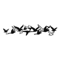Flying Birds Flock Metal Wall Art